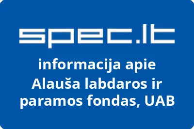 Alauša labdaros ir paramos fondas, UAB