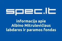 Albino Mitrulevičiaus labdaros ir paramos fondas | spec.lt