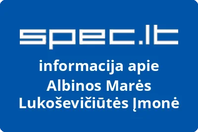 Albinos Marės Lukoševičiūtės Įmonė