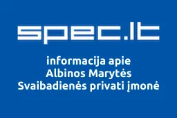 Albinos Marytės Svaibadienės privati įmonė | spec.lt
