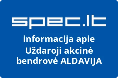ALDAVIJA, UAB