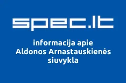 Aldonos Arnastauskienės siuvykla | spec.lt