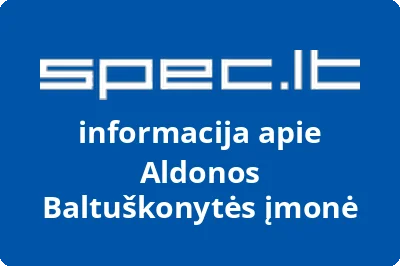 Aldonos Baltuškonytės įmonė