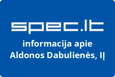Aldonos Dabulienės, IĮ