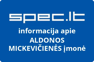 ALDONOS MICKEVIČIENĖS įmonė