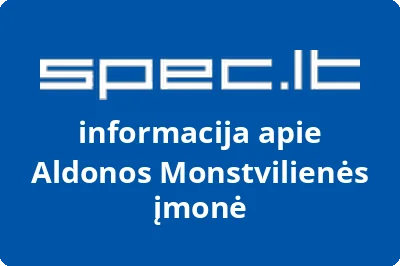 Aldonos Monstvilienės įmonė