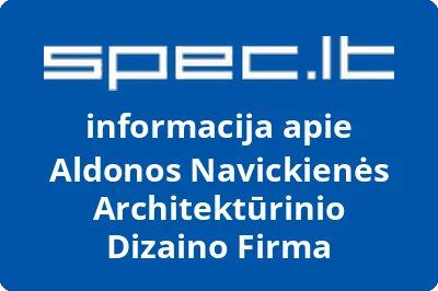 Aldonos Navickienės Architektūrinio Dizaino Firma