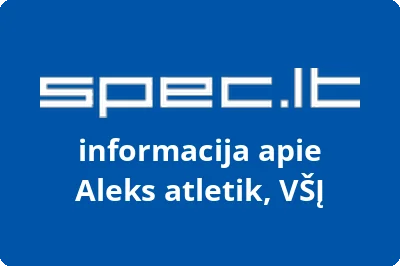 Aleks atletik, VŠĮ | spec.lt