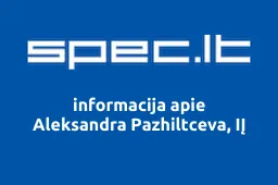 Aleksandra Pazhiltceva, IĮ | spec.lt