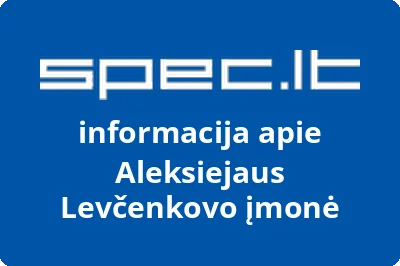 Aleksiejaus Levčenkovo įmonė