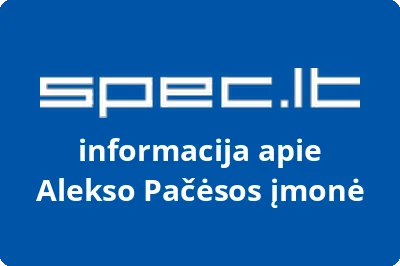 Alekso Pačėsos įmonė