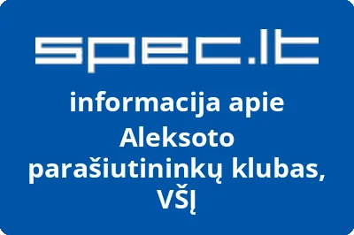 Aleksoto parašiutininkų klubas, VŠĮ