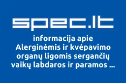 Alerginėmis ir kvėpavimo organų ligomis sergančių vaikų labdaros ir paramos fondas | spec.lt