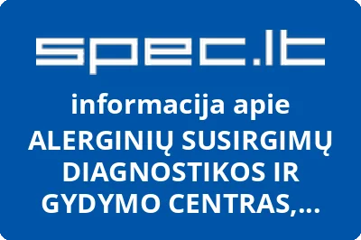 UŽDAROJI AKCINĖ BENDROVĖ ALERGINIŲ SUSIRGIMŲ DIAGNOSTIKOS IR GYDYMO CENTRAS | spec.lt