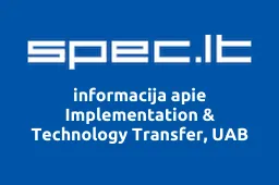 Implementation & Technology Transfer, UAB | spec.lt