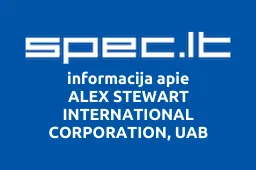 ALEX STEWART INTERNATIONAL CORPORATION, UAB | spec.lt