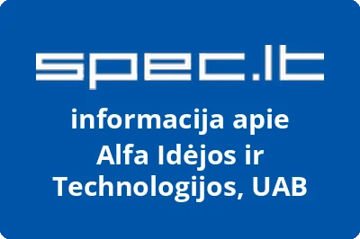 Alfa idėjos ir technologijos, UAB