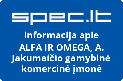 Alfa ir Omega, UAB
