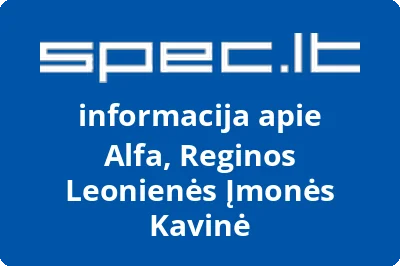 Alfa, Reginos Leonienės Įmonės Kavinė