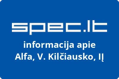 Alfa, V. Kilčiausko, IĮ