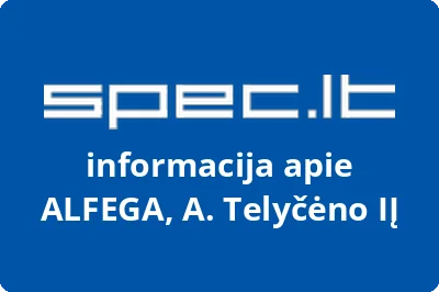 ALFEGA, A. Telyčėno, IĮ | spec.lt