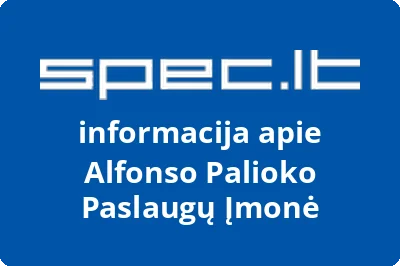 Alfonso Palioko Paslaugų Įmonė