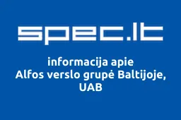 Alfos verslo grupė Baltijoje, UAB | spec.lt