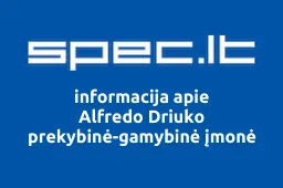 Alfredo Driuko prekybinė-gamybinė įmonė iliustracija