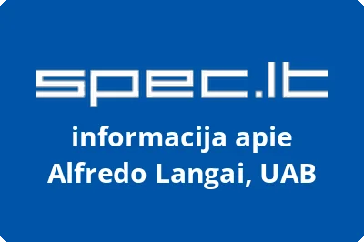 Alfredo Langai, UAB | spec.lt