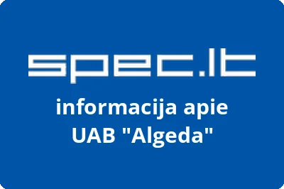 Algeda, UAB | spec.lt