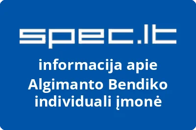 Algimanto Bendiko individuali įmonė