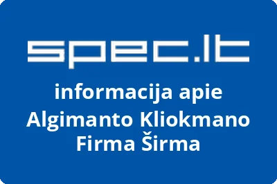 Algimanto Kliokmano Firma Širma
