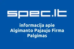 Algimanto Pajaujo Firma Palgimas iliustracija
