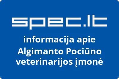 Algimanto Pociūno veterinarijos įmonė