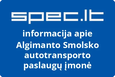 Algimanto Smolsko autotransporto paslaugų įmonė