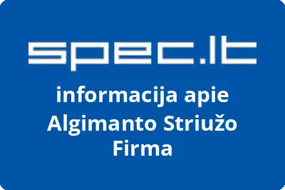 Algimanto Striužo firma
