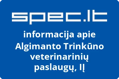 Algimanto Trinkūno veterinarinių paslaugų, IĮ