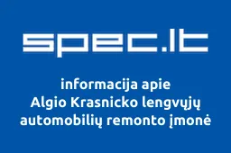 Algio Krasnicko lengvųjų automobilių remonto įmonė