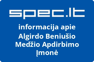 Algirdo Beniušio medžio apdirbimo įmonė