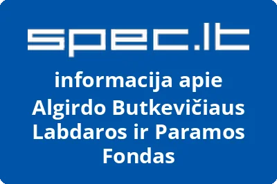 Algirdo Butkevičiaus Labdaros ir Paramos Fondas