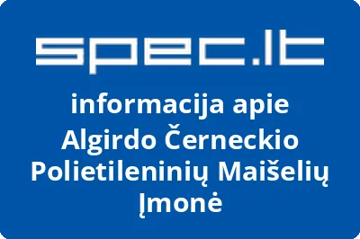 Algirdo Černeckio polietileninių maišelių įmonė