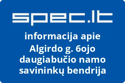 Algirdo g. 6ojo daugiabučio namo savininkų bendrija