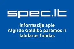 Algirdo Galdiko paramos ir labdaros fondas | spec.lt