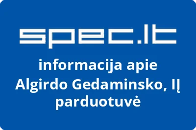 Algirdo Gedaminsko, IĮ parduotuvė