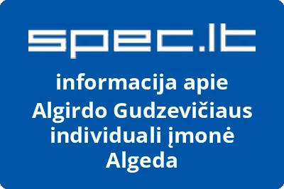Algirdo Gudzevičiaus individuali įmonė Algeda