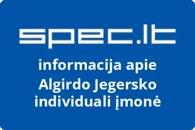 Algirdo Jegersko individuali įmonė