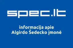Algirdo Šedecko įmonė | spec.lt