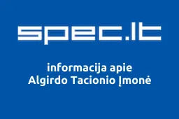Algirdo Tacionio Įmonė | spec.lt