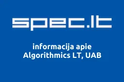 Algorithmics LT, UAB iliustracija