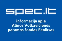 Alinos Volkavičienės paramos fondas Feniksas | spec.lt